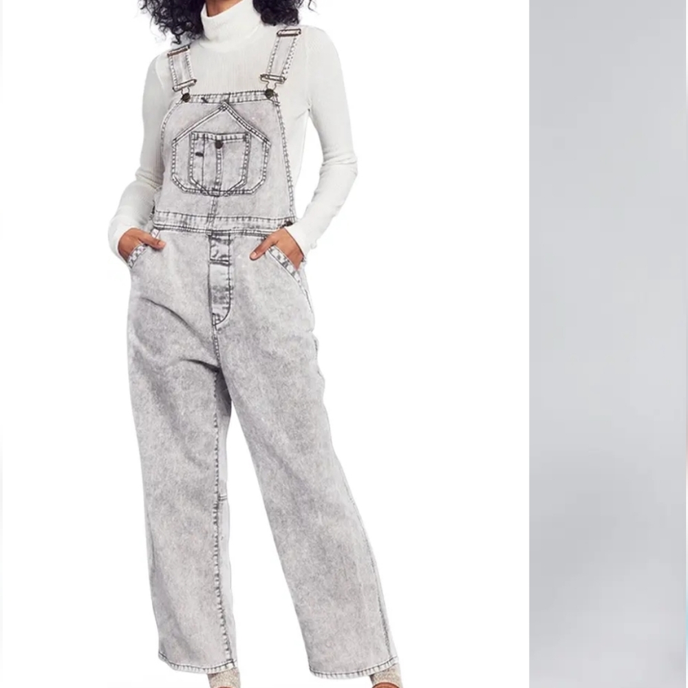 Faherty Mechanic Denim Overalls